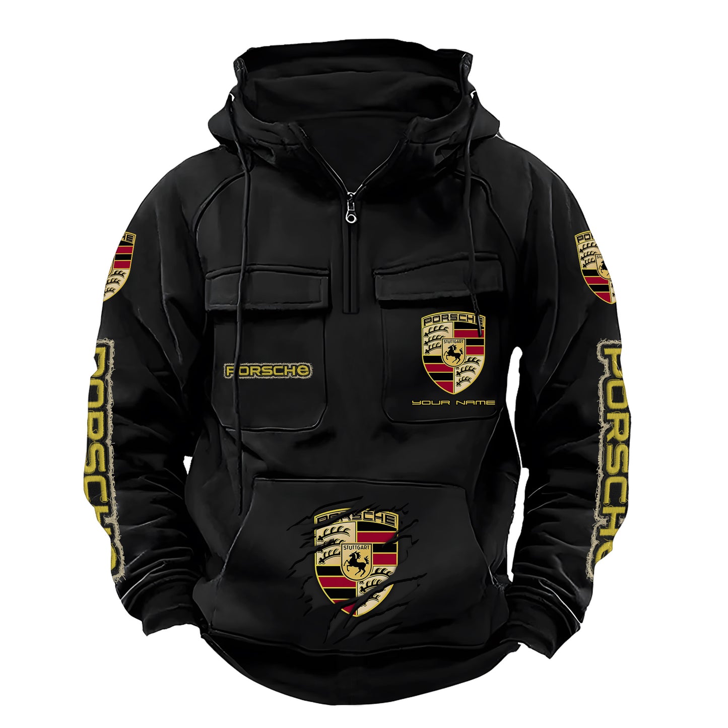 Personalized Pors Est 1931 Retro Cotton Hoodie