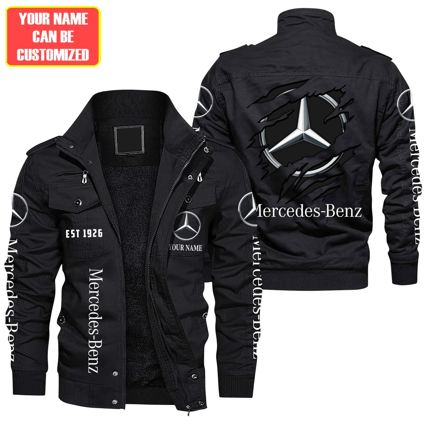 Personalized Merc Windbreaker Fleece Jacket