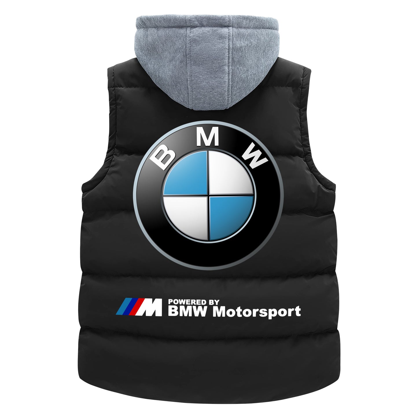 Personalized BW Motorsport Sleeveless Puffer Jacket With Hood