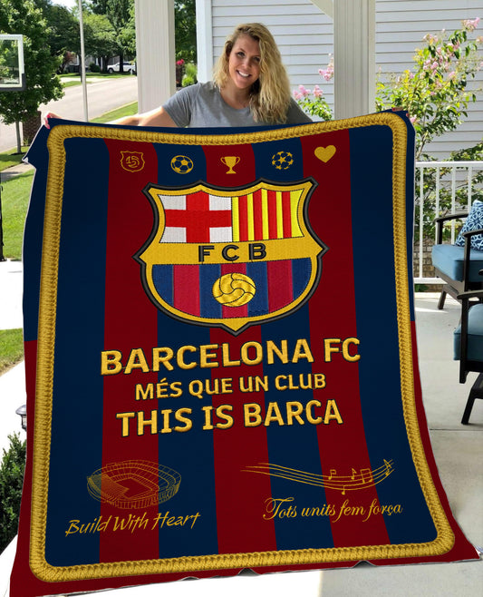 Barca FC Glory Match Day 3D Fleece Blanket