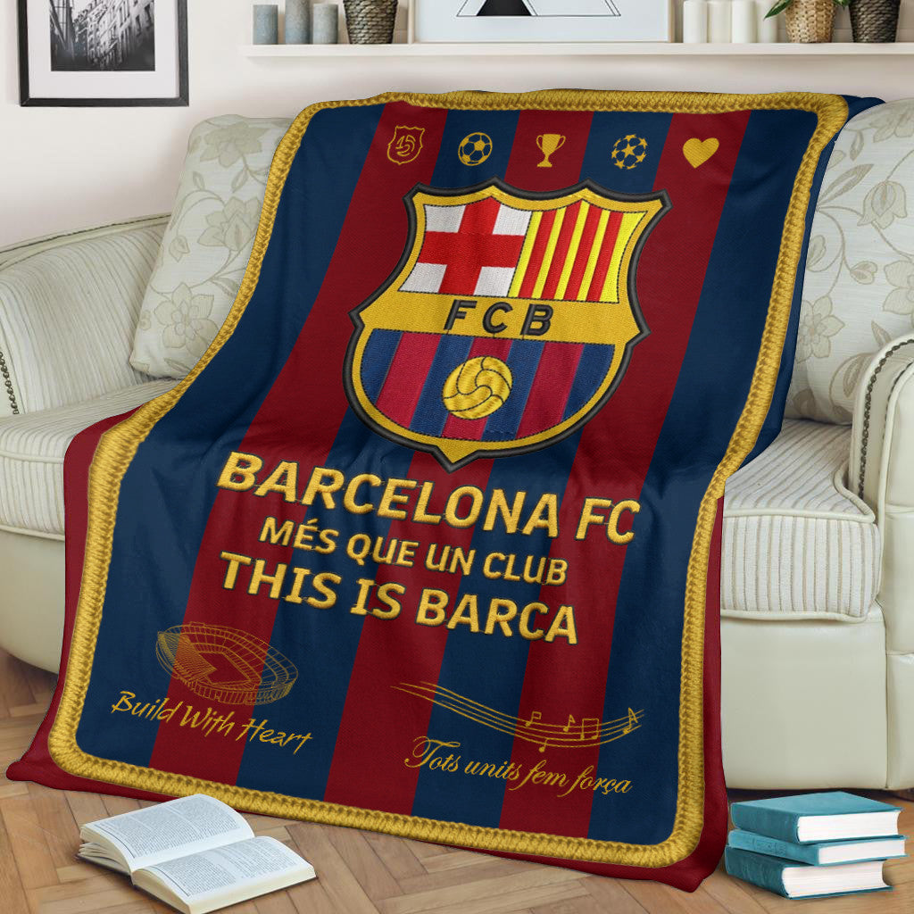 Barca FC Glory Match Day 3D Fleece Blanket