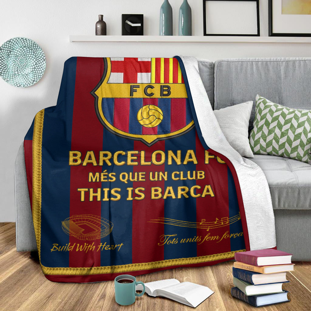Barca FC Glory Match Day 3D Fleece Blanket