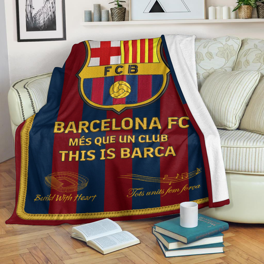 Barca FC Glory Match Day 3D Fleece Blanket