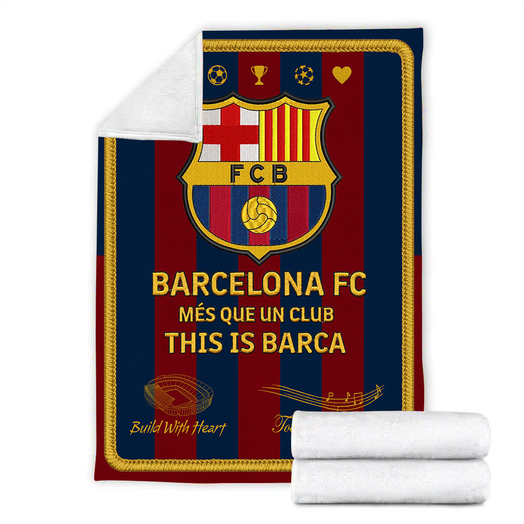 Barca FC Glory Match Day 3D Fleece Blanket