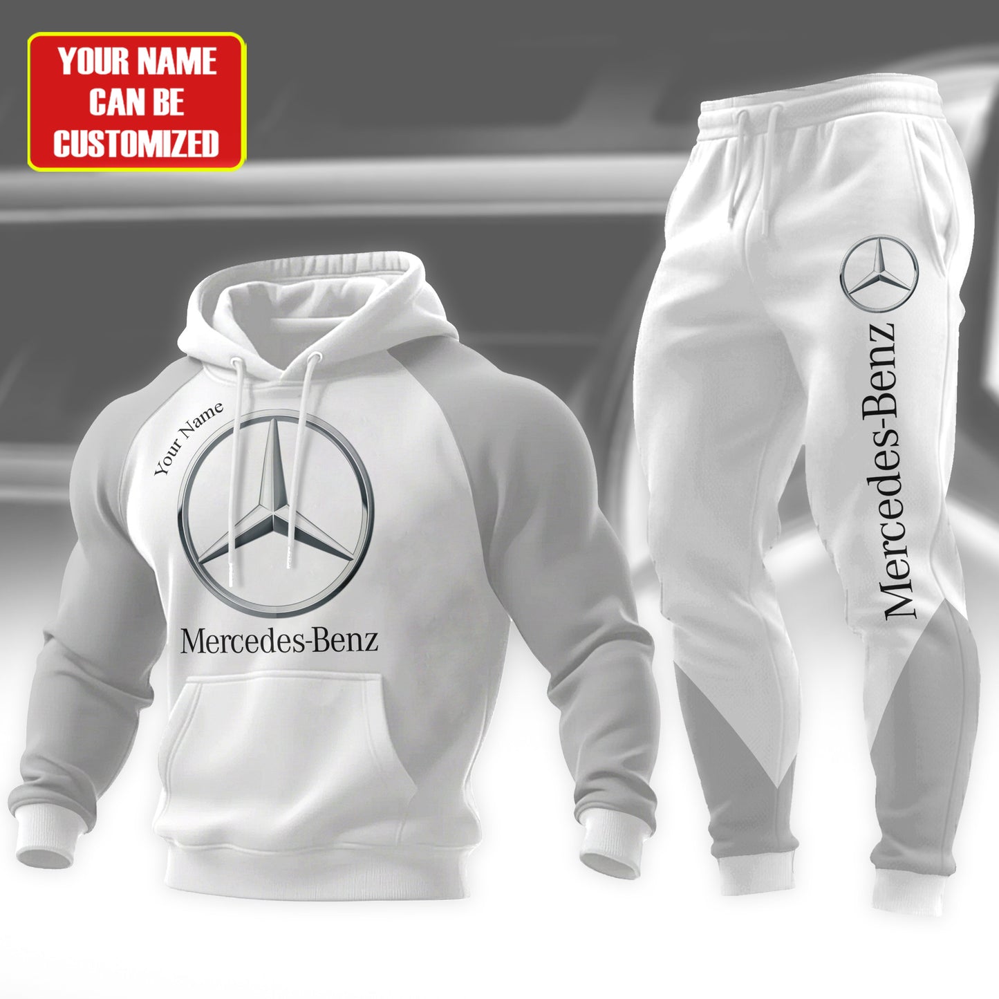 Personalized Merc Sport Hoodie and Sweatpants set