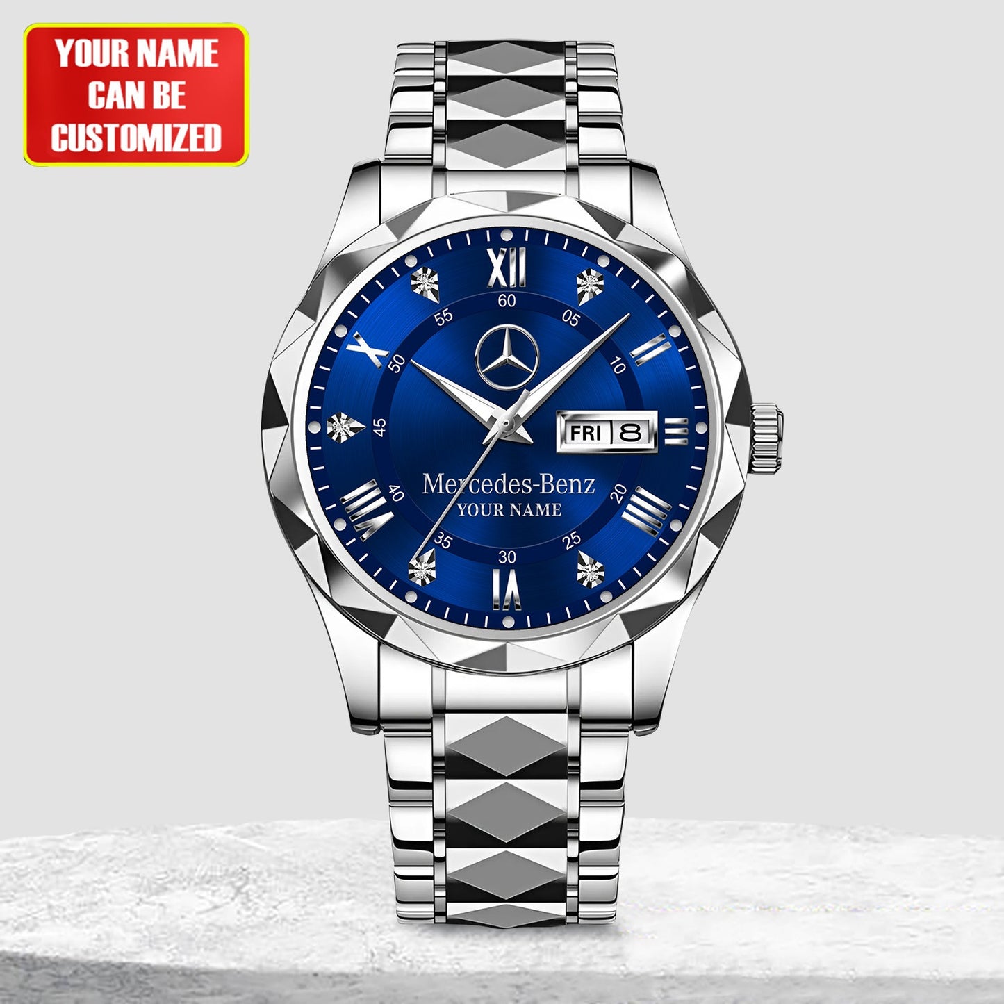 Personalized Merc Elegant Alloy Charley Watch V4