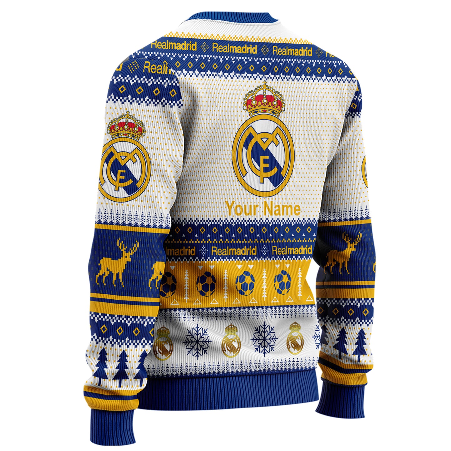 Personalized Real Ugly Christmas Sweater , Unisex Wool Sweater Q031101