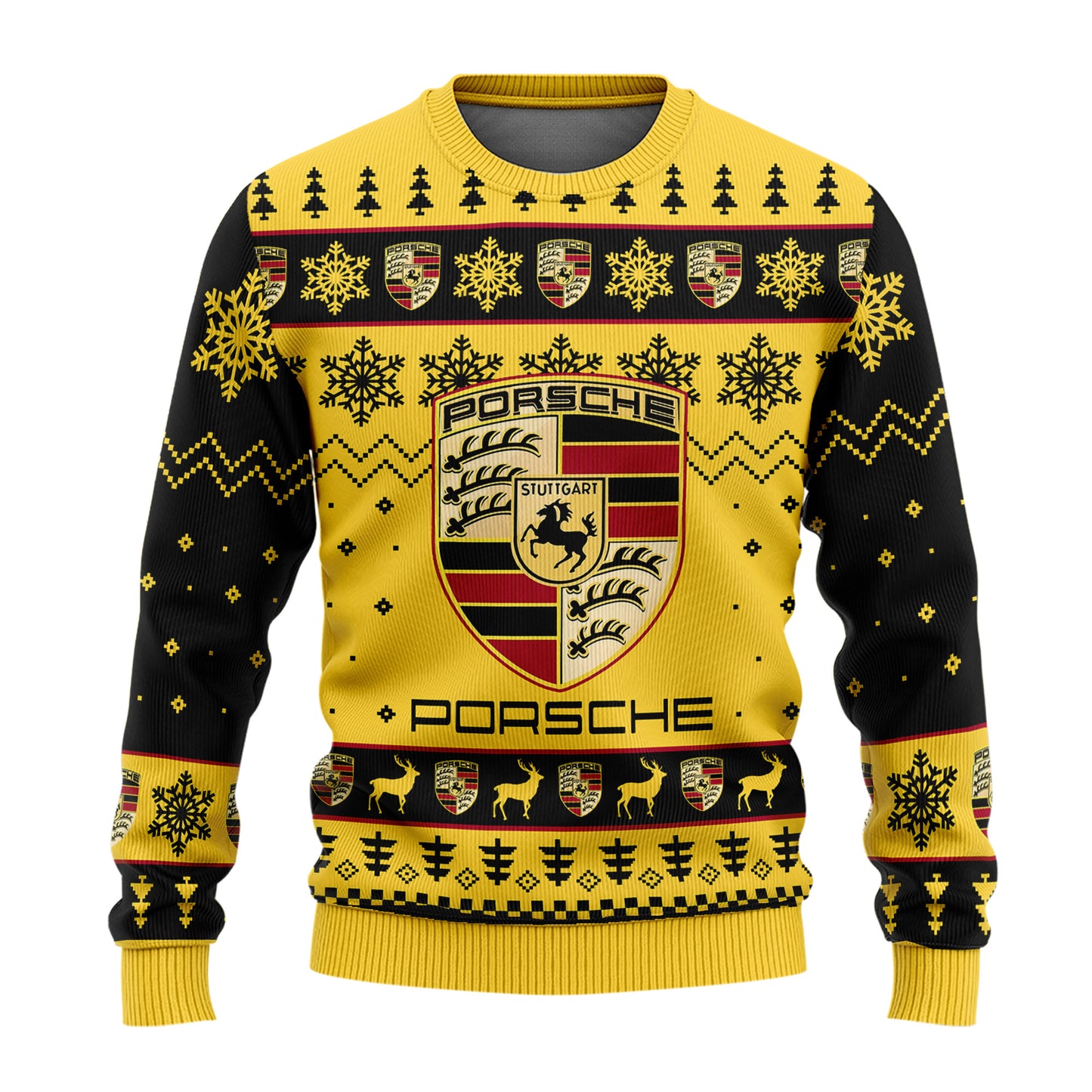 Personalized Pors Q3 Ugly Christmas Sweater , Unisex Wool Sweater
