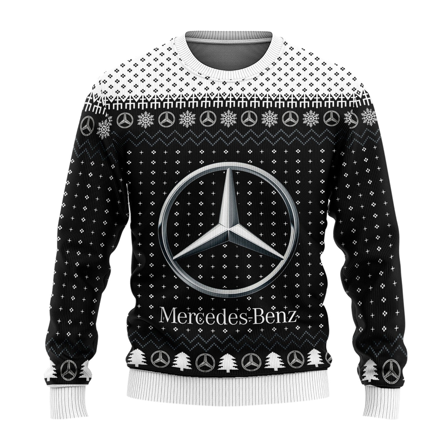 Personalized Merc Q2 Ugly Christmas Sweater , Unisex Wool Sweater
