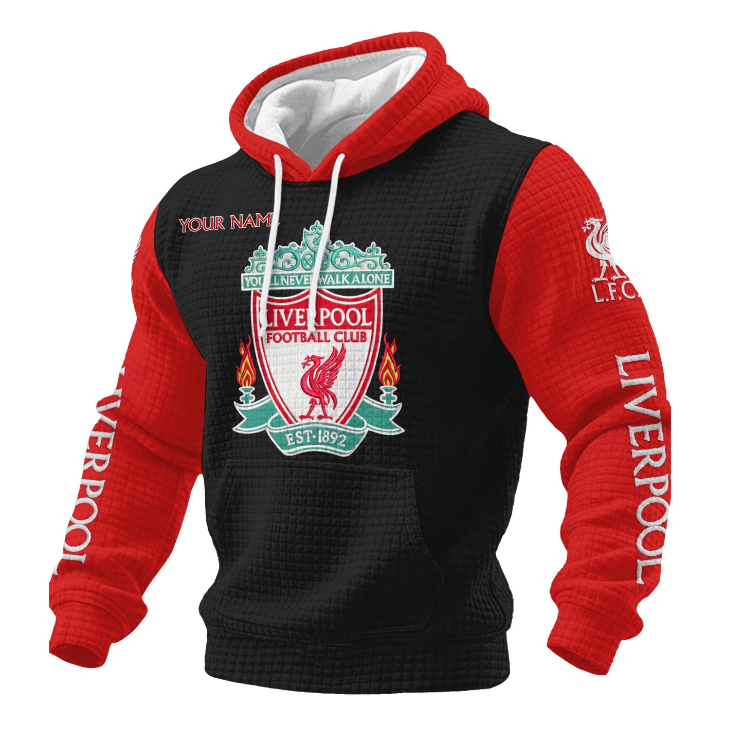 Personalized LVP Fabric Hooded Sweatshirt