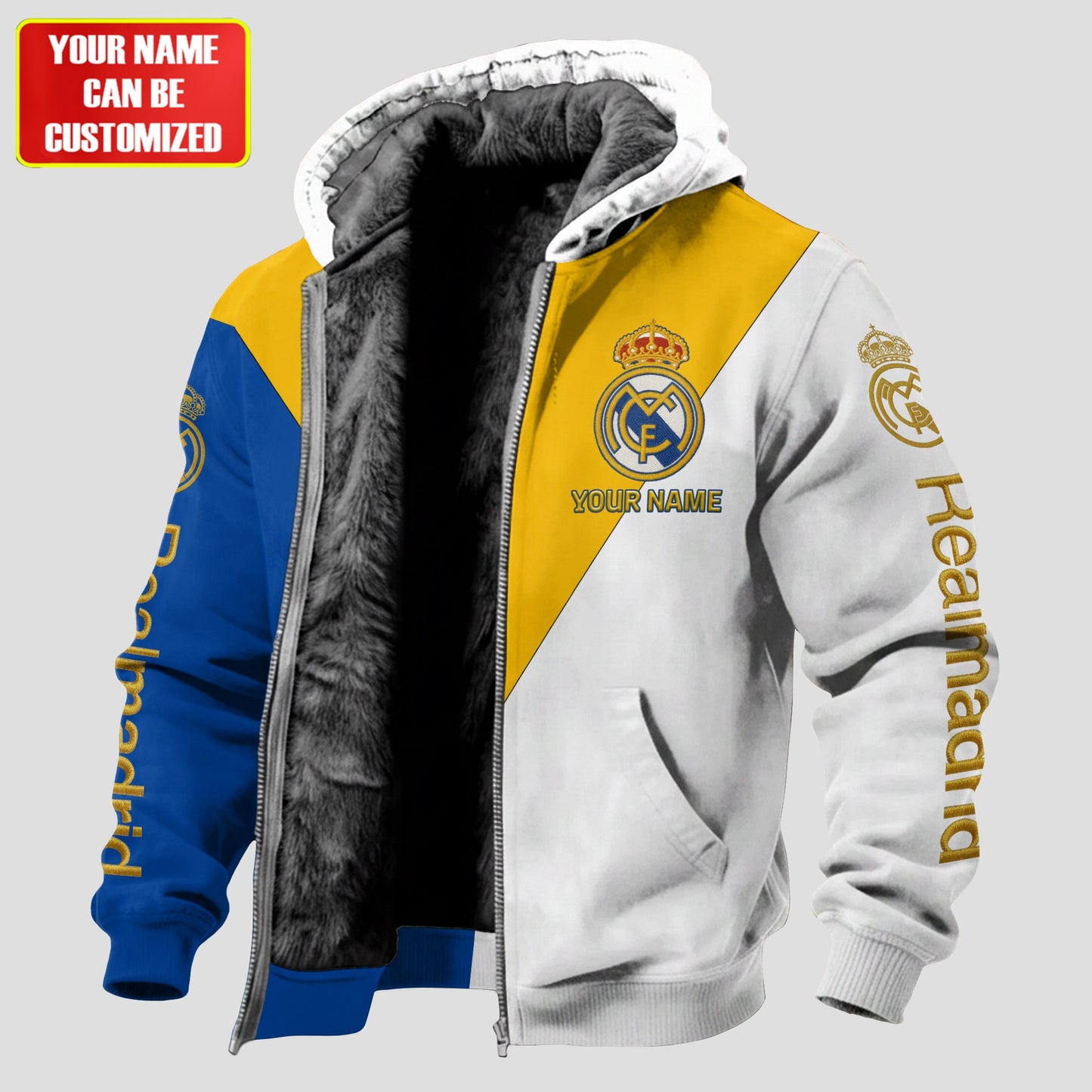 Personalized Real Fleece inside Jacket