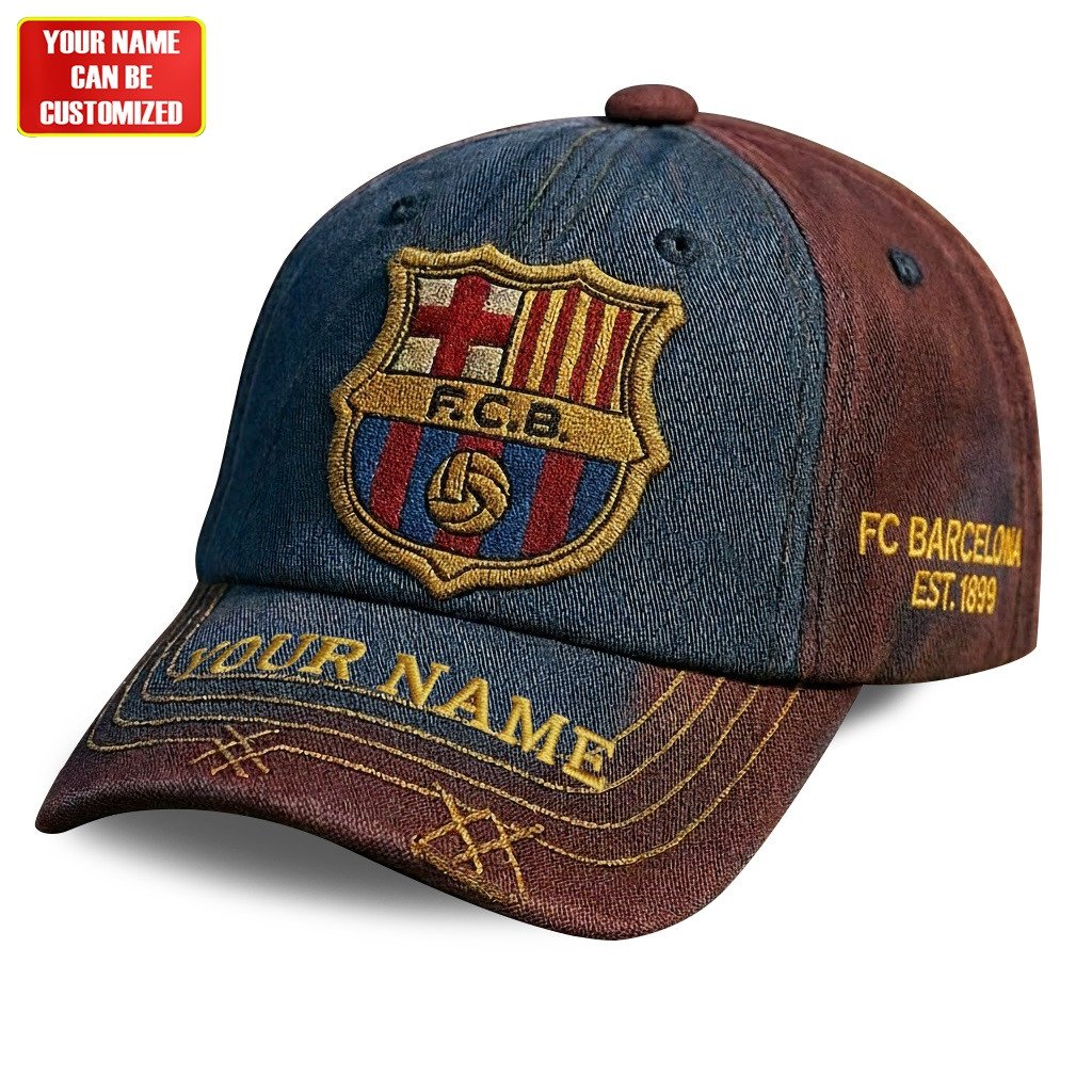 Personalized Barca FC Vintage Classic Cap