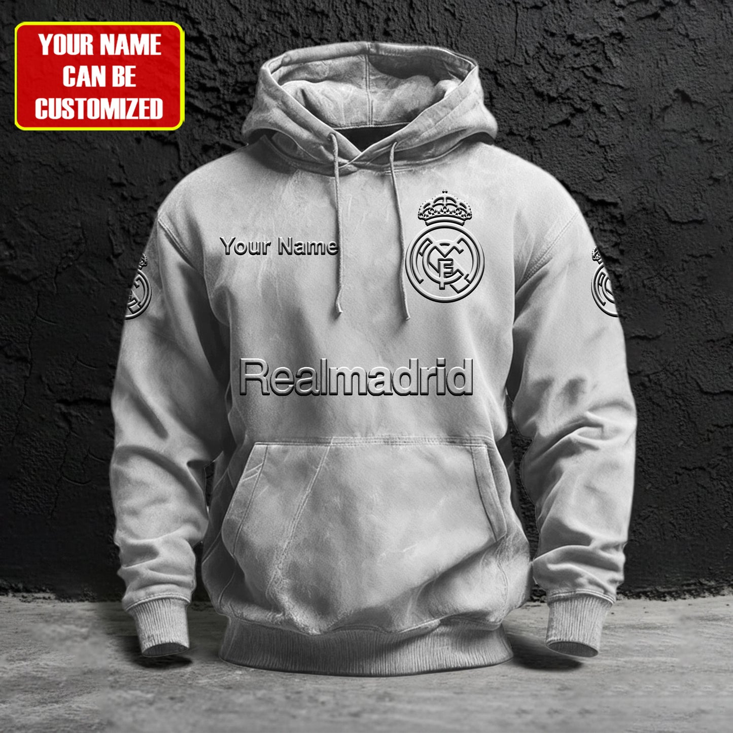 Personalized Real Brush Unisex Hoodie