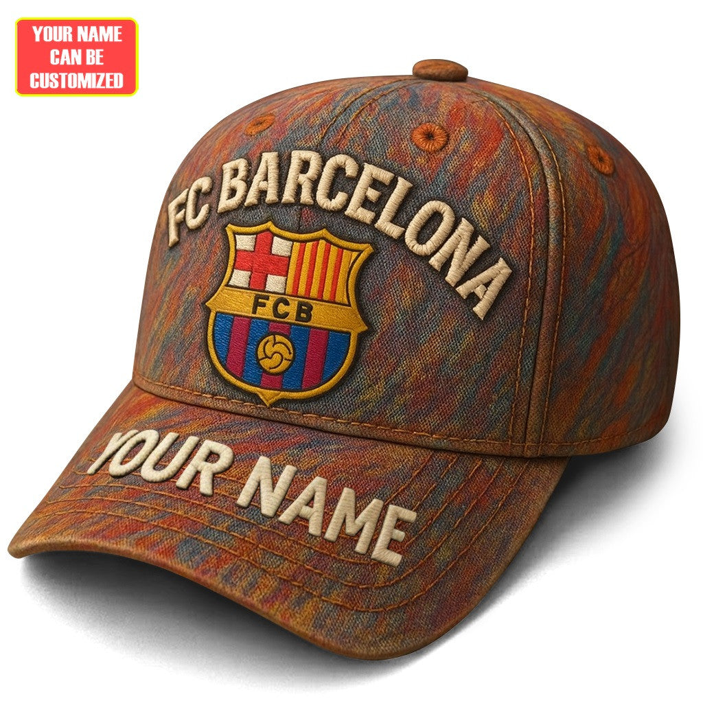 Personalized Barca FC Vintage Classic Cap V2