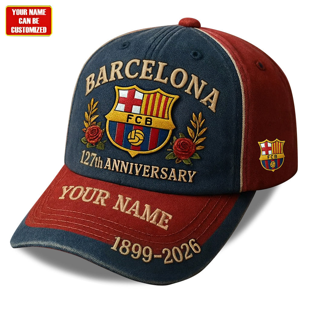 Personalized Barca FC 127th Anniversary Classic Cap