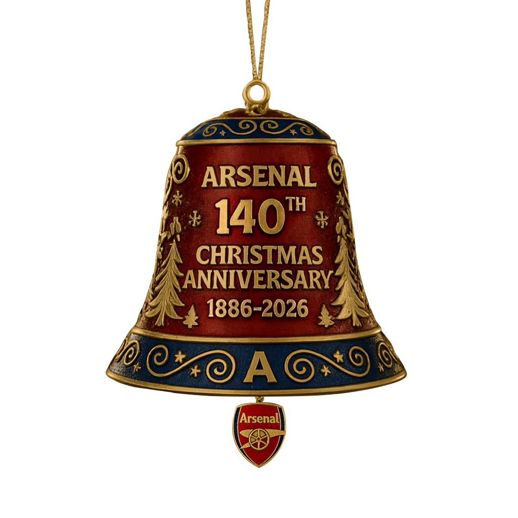 Jinger Arsenal 140th Anniversary Christmas Ornament V4