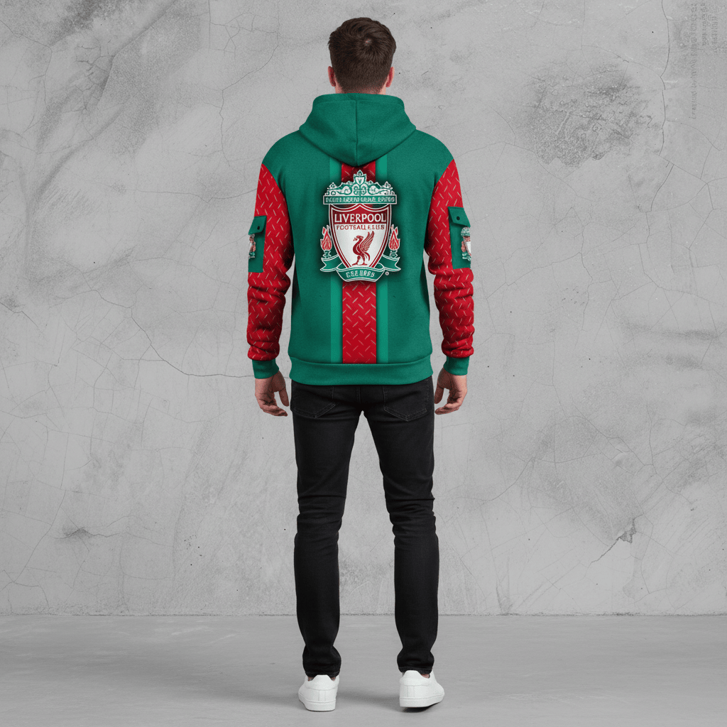 Personalized Lvp 3D Half Zip-Hoodie