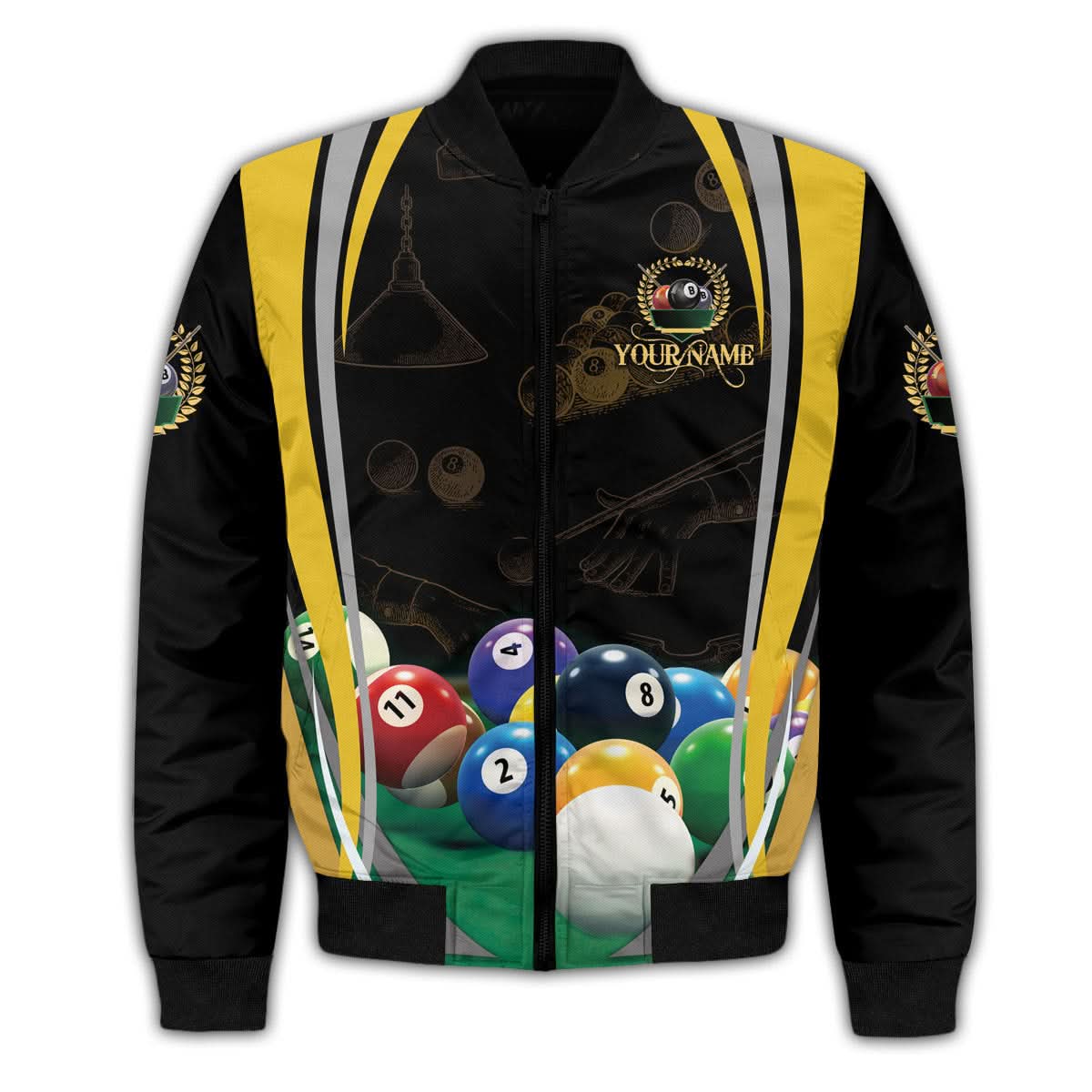 Personalized Name Billiard AK23 All Over Printed Unisex Shirt