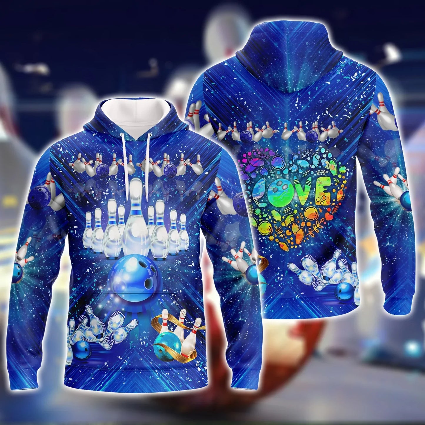 Personalized Name Bowling Q84 All Over Printed Unisex Shirt