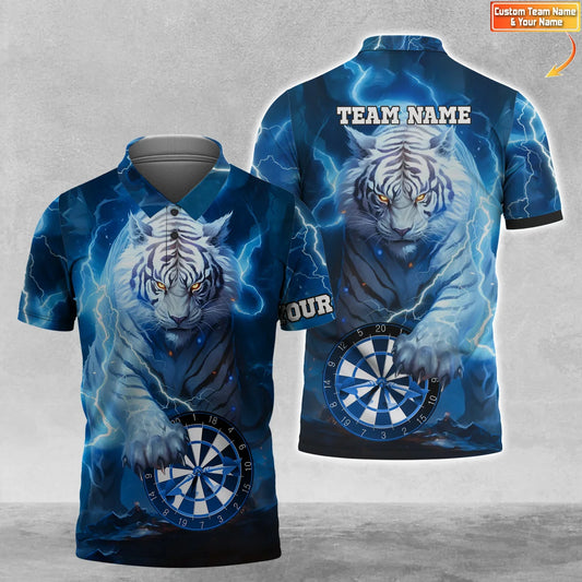 Thunder Tiger Darts Personalized 3D Polo Shirt For Dart Team Player Q301217