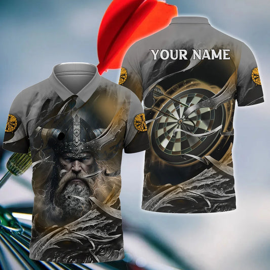 Dartboard Viking S2 Personalized Name 3D Shirt For Darts Player