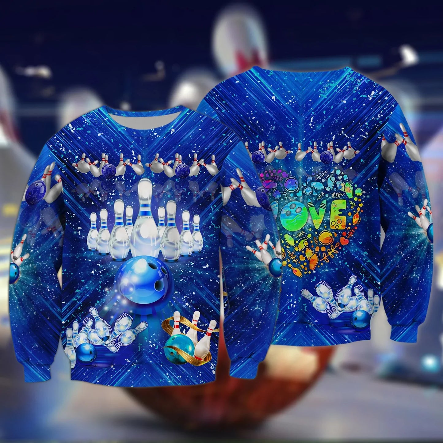 Personalized Name Bowling Q84 All Over Printed Unisex Shirt