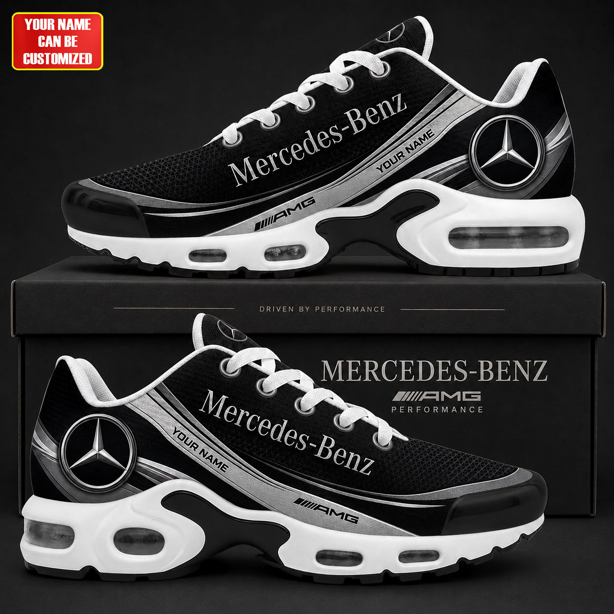 Personalized Merc Amg Edition Sport Air Cushion Sneaker