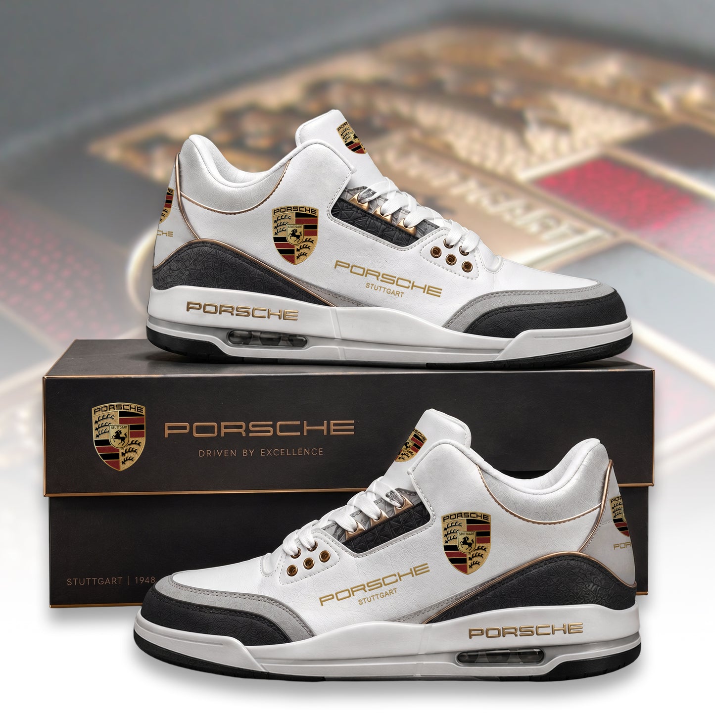 Pors Stuttgart AJ3 2026 Custom Sneaker