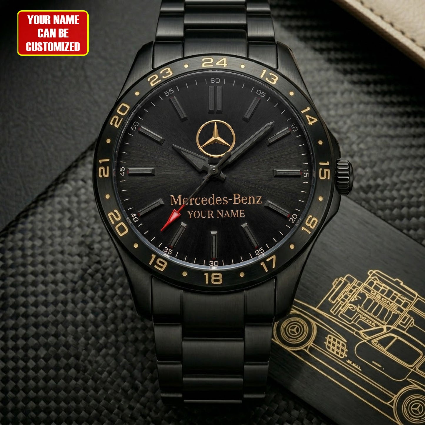 Personalized Merc Perfomance Alloy Quartz Watch V3