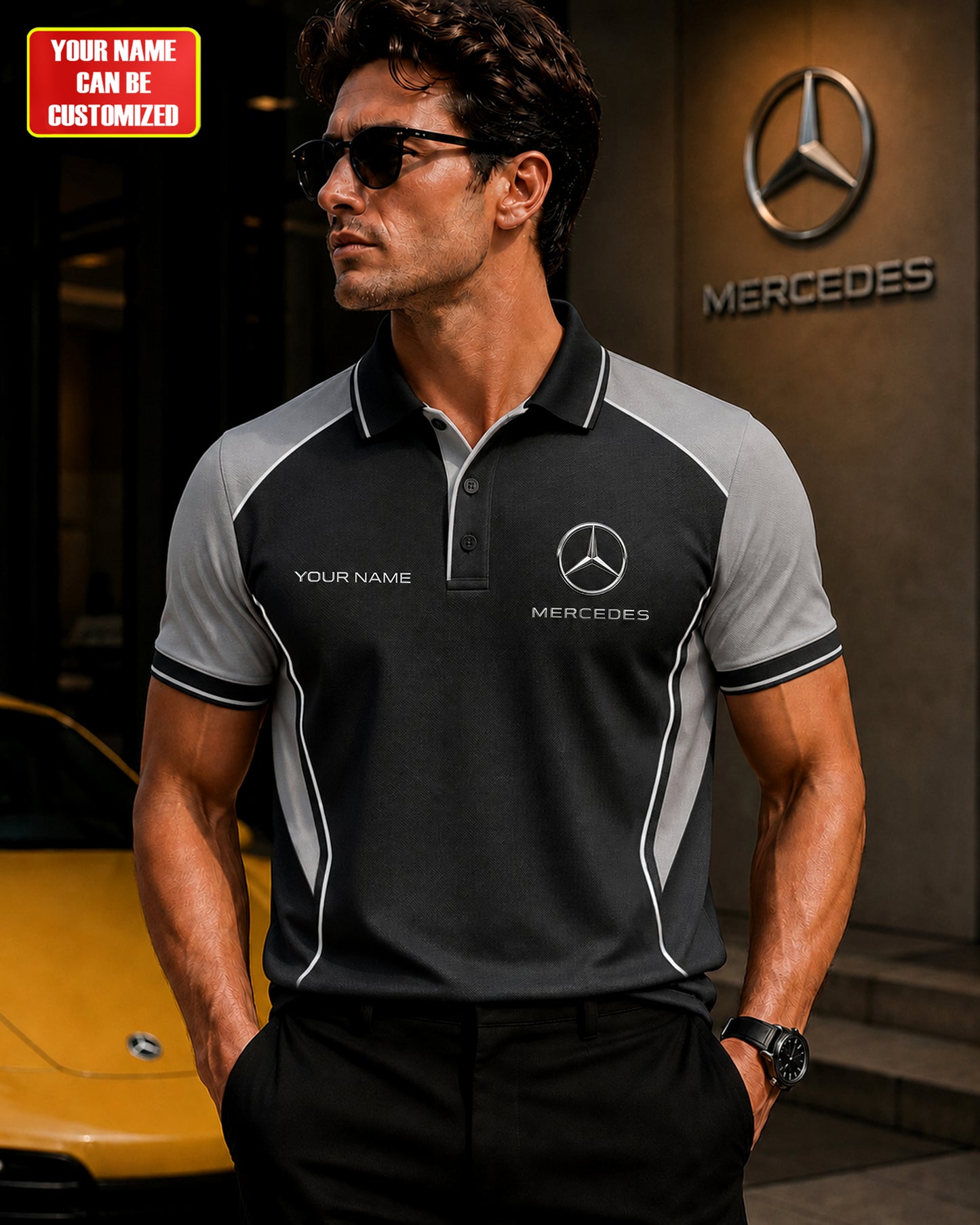 Personalized Merc Gentlement V2 Polo Shirt