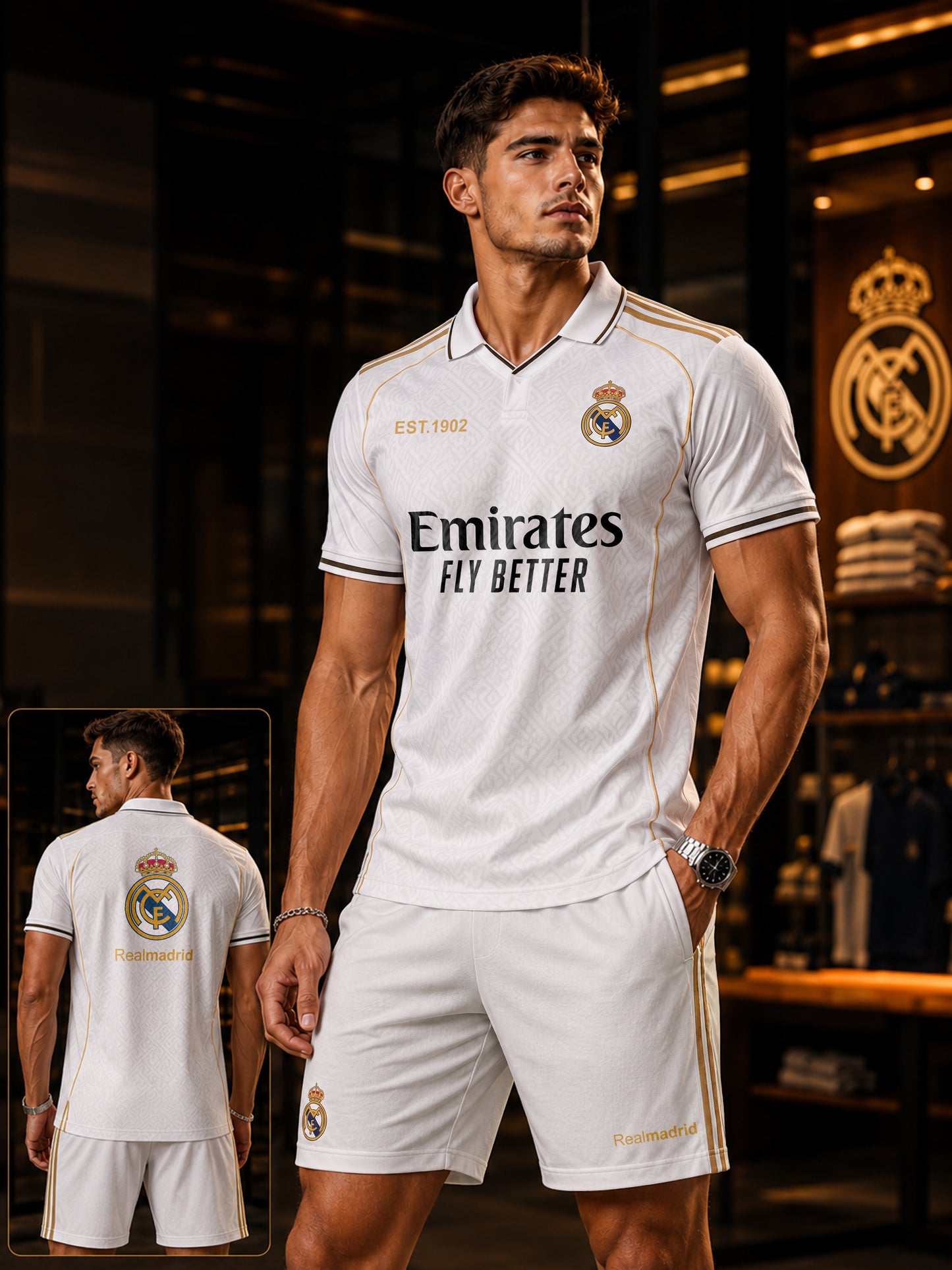Personalized Real CF Est.1902 All Over Printed Shirt