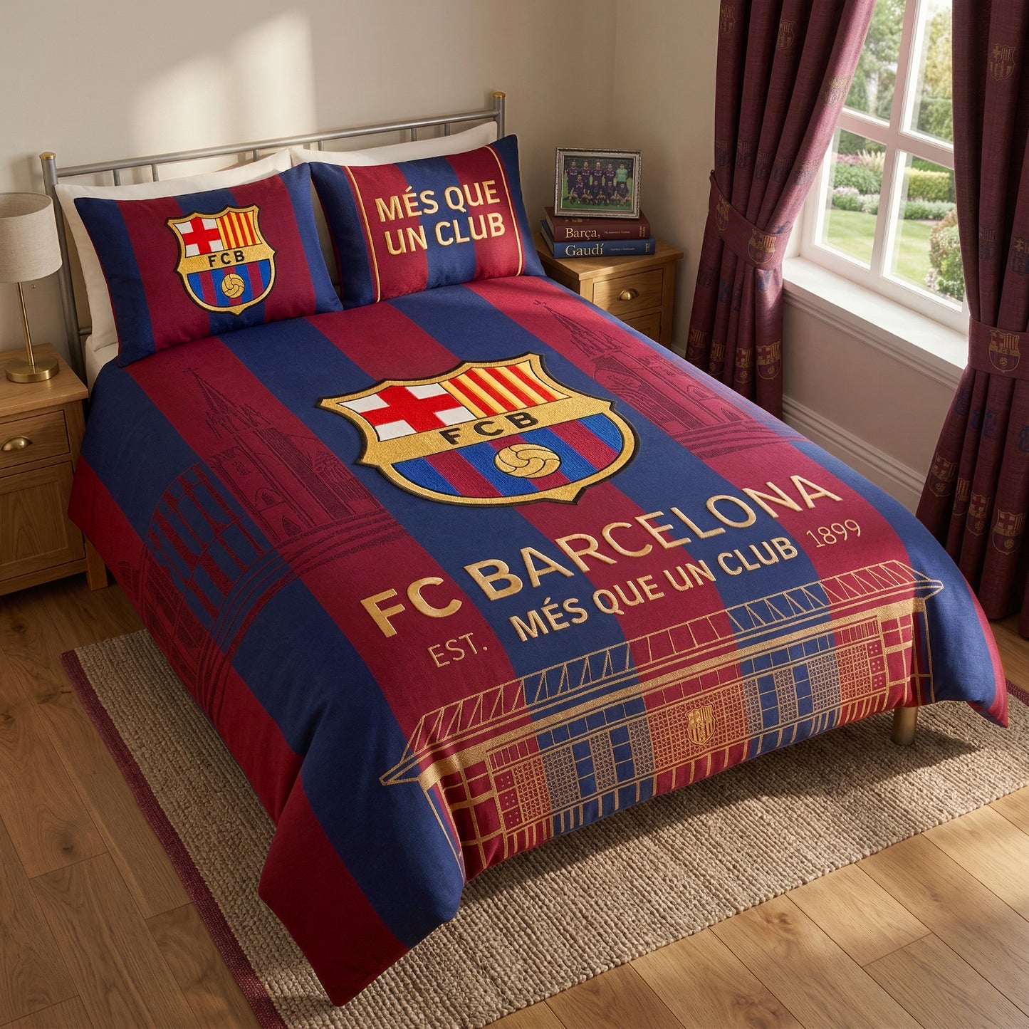Barcelona FC Est.1899 All Over Printed Bedding Set