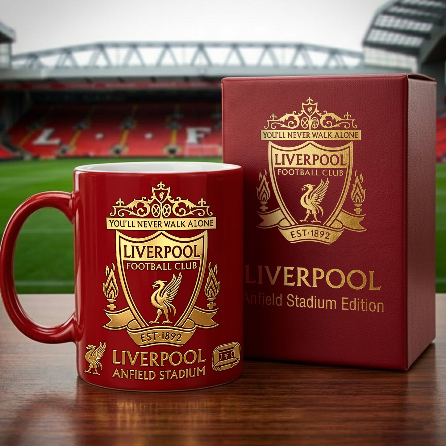 Lvp Stadium Accent Mug , Cream Mug Gifts , Holiday Gifts