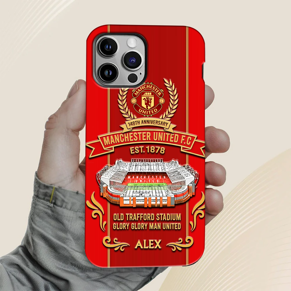 M.U Old trafford - Personalized M.U Full Print Phone Case