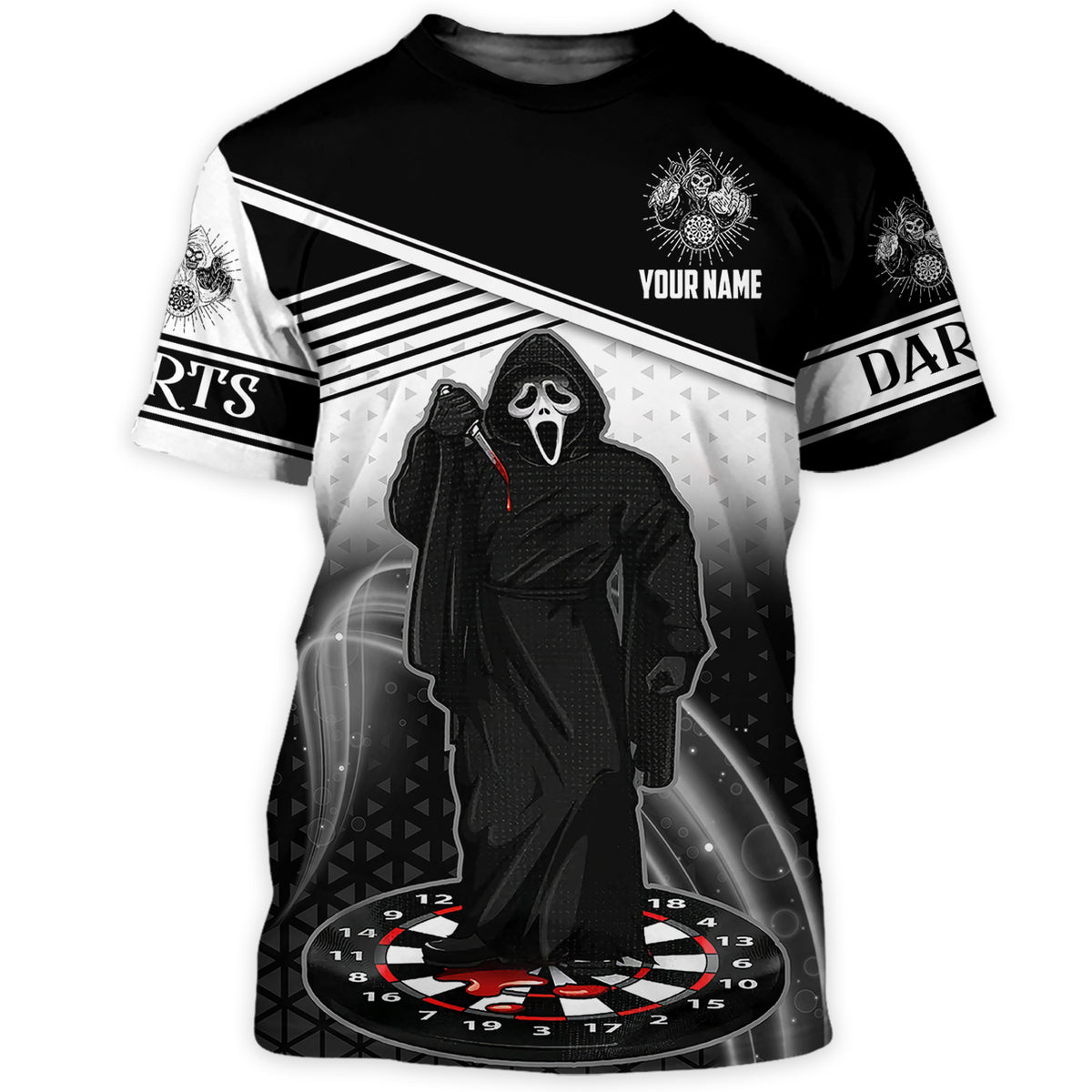 Dart horror Halloween- Personalized Name 3D shirt P110803