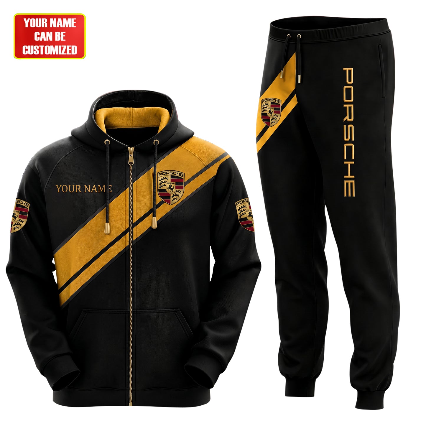 Personalized Pors New Daily Hoodie and Sweatpants set