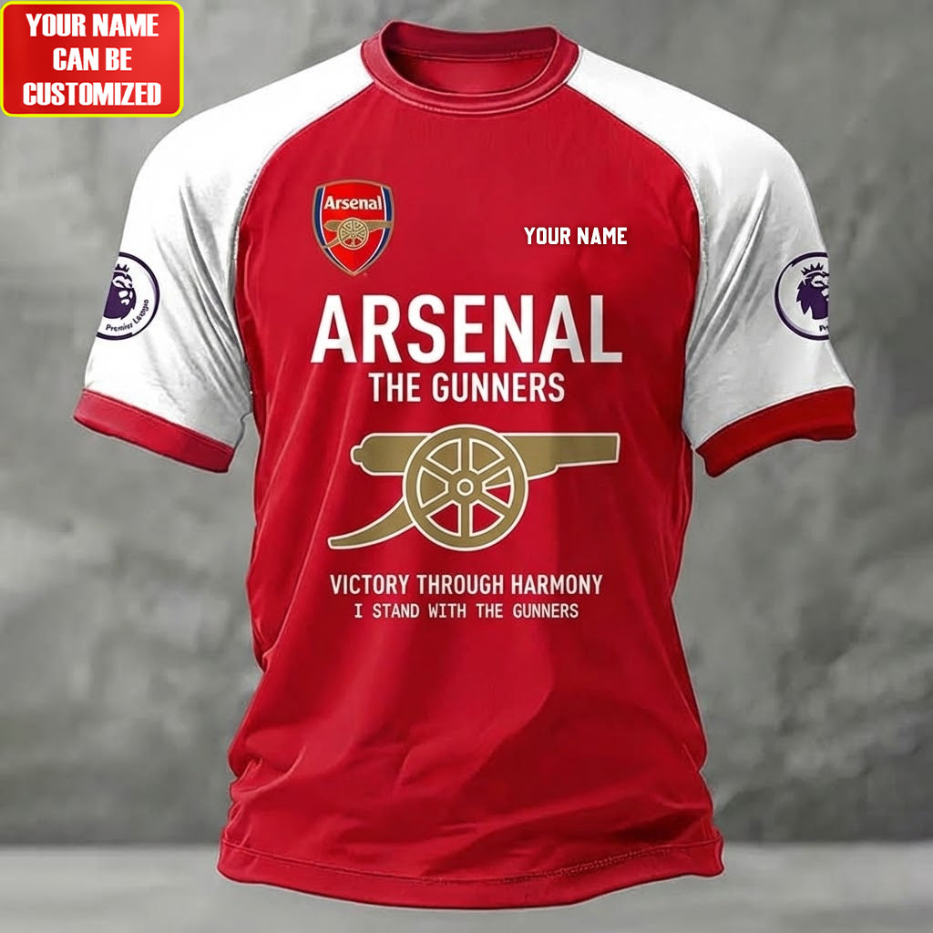 Personalized Arsenal Shirt , Set , Zipper Polo, Hoodie , Short , Polo , hawaii