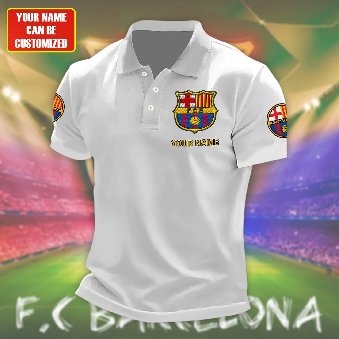 Personalized Barca FC 3D Full Printing Set , Barca FC Shirt , Zipper Polo, Hoodie , Short , Polo , hawaii