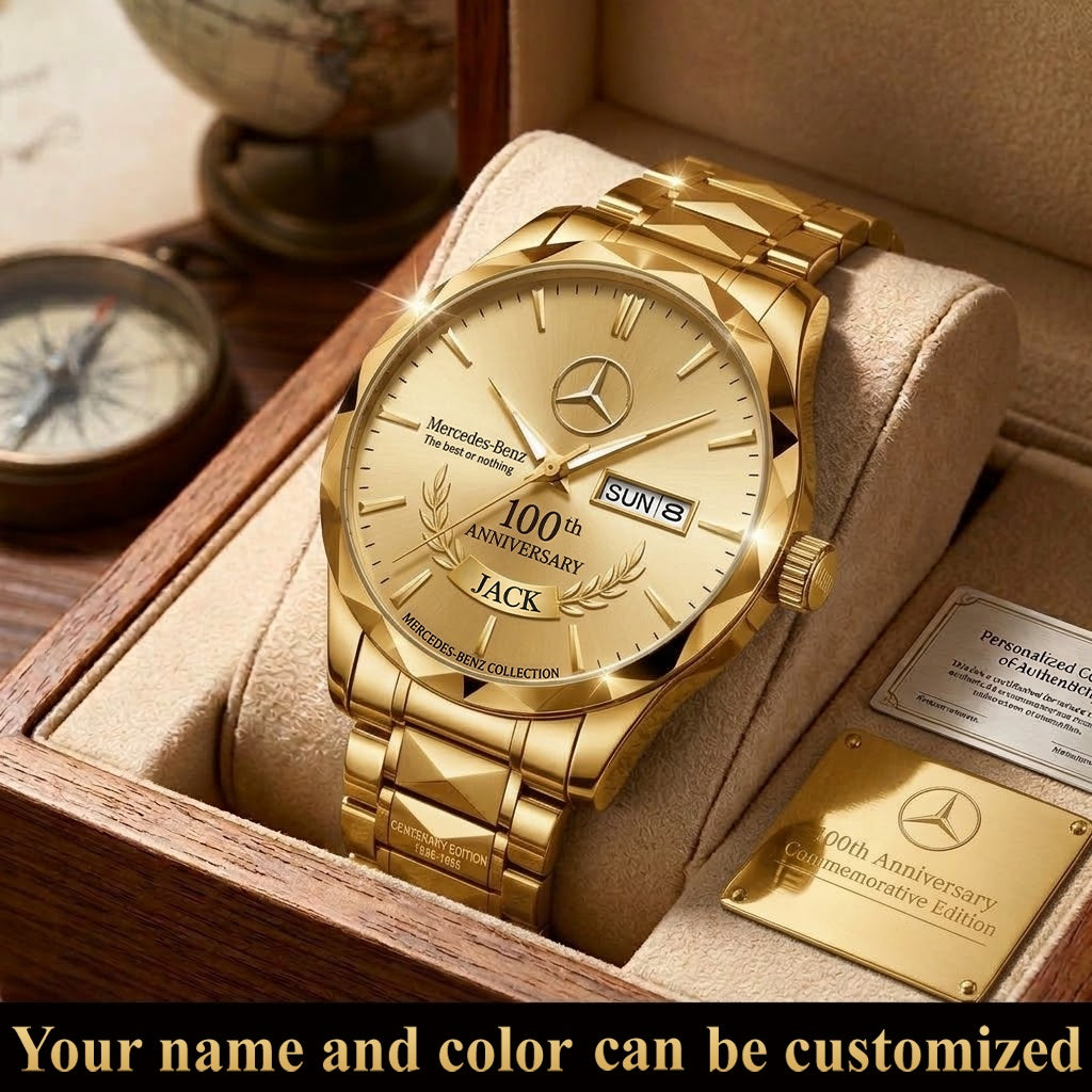 Personalized Merc 100th Anniversay Charley Watch