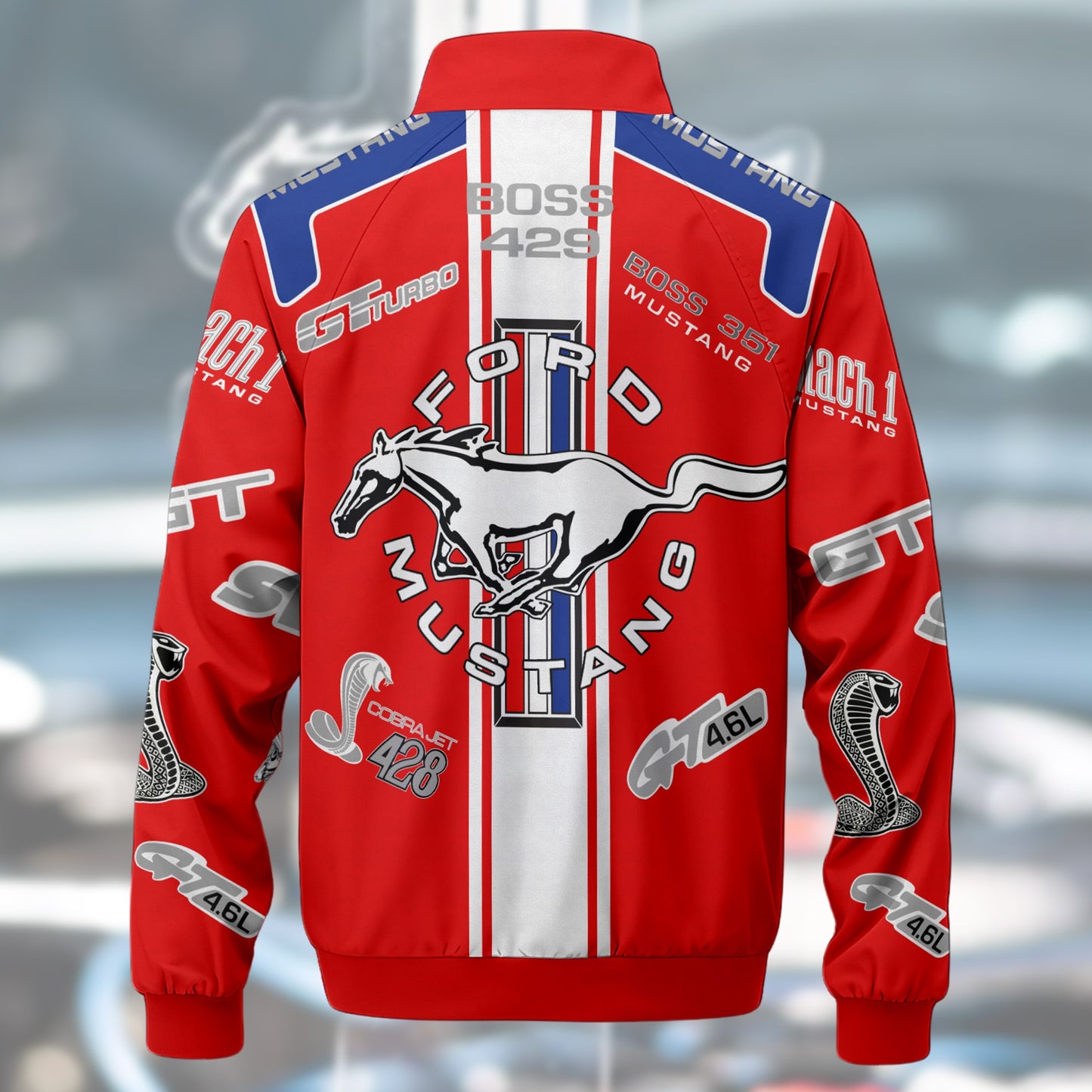 F Mustang The Legend Lives Stand Collar Jacket