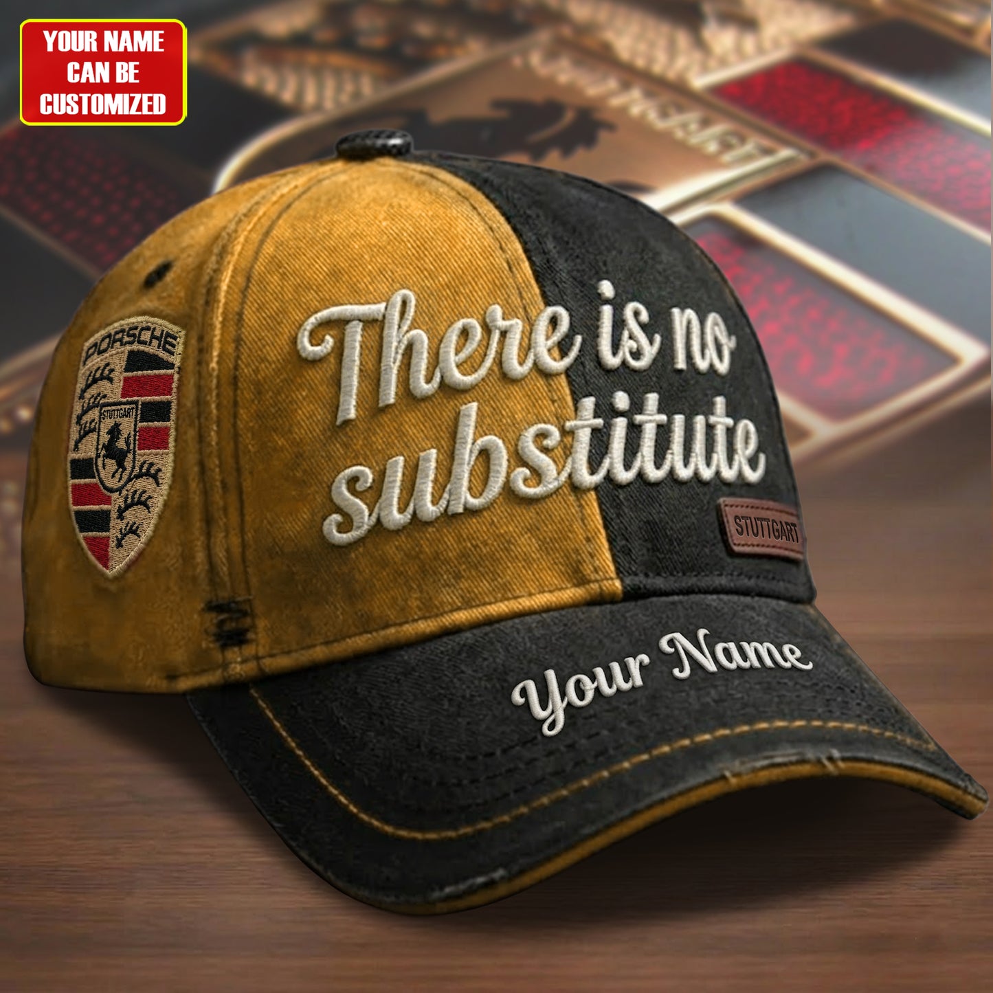Pors Embroidery Denim Classic Cap