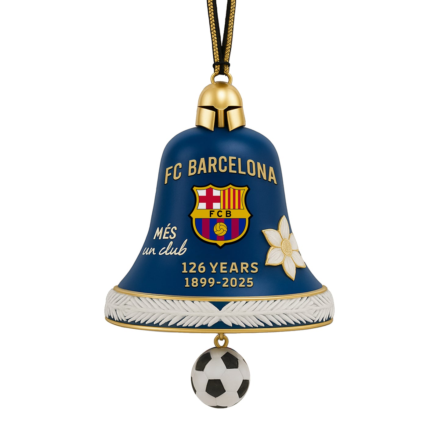 Barca FC 126 Years Anniversary Christmas Ornament