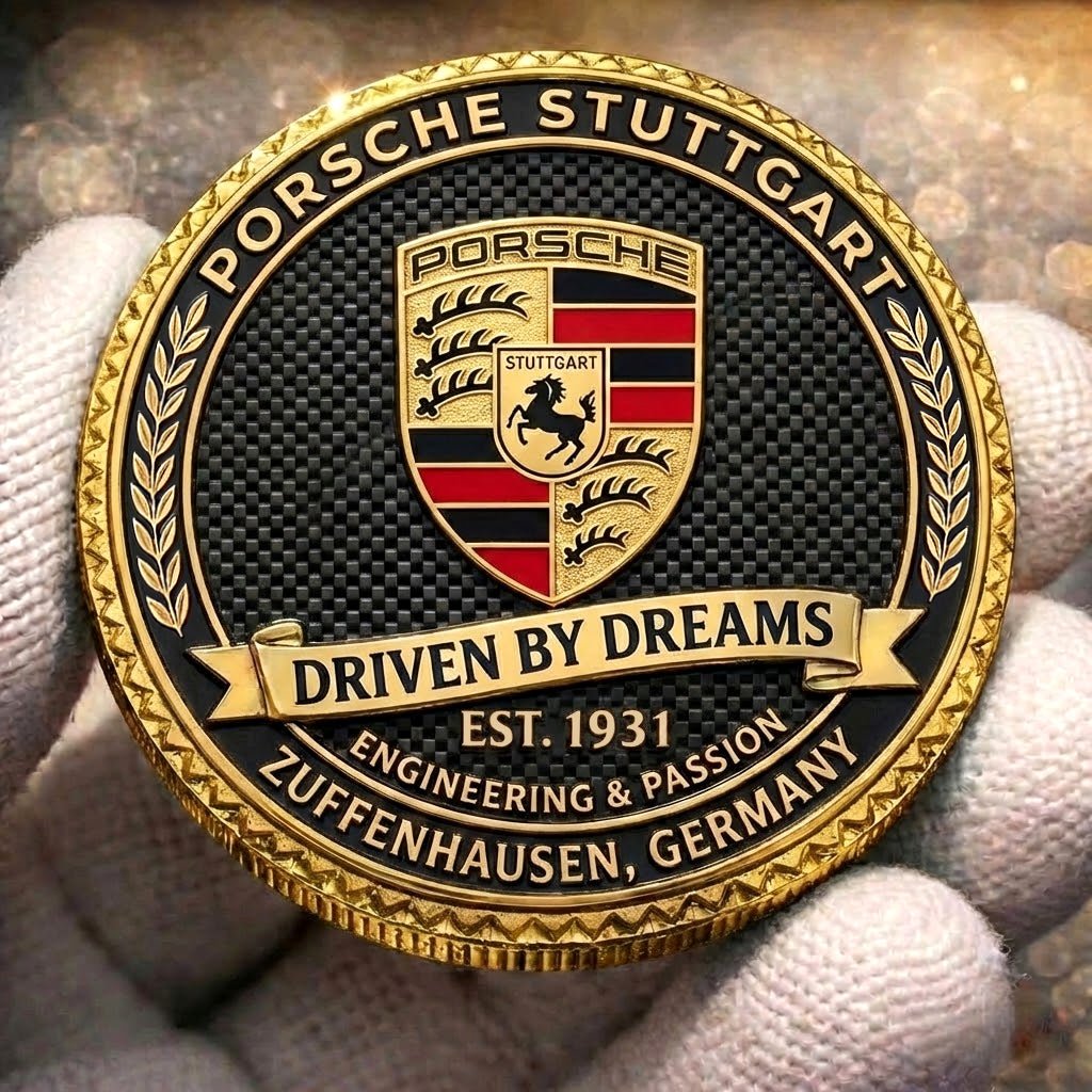 Porsche Driven by dreams Est.1931 Commemorative Coin