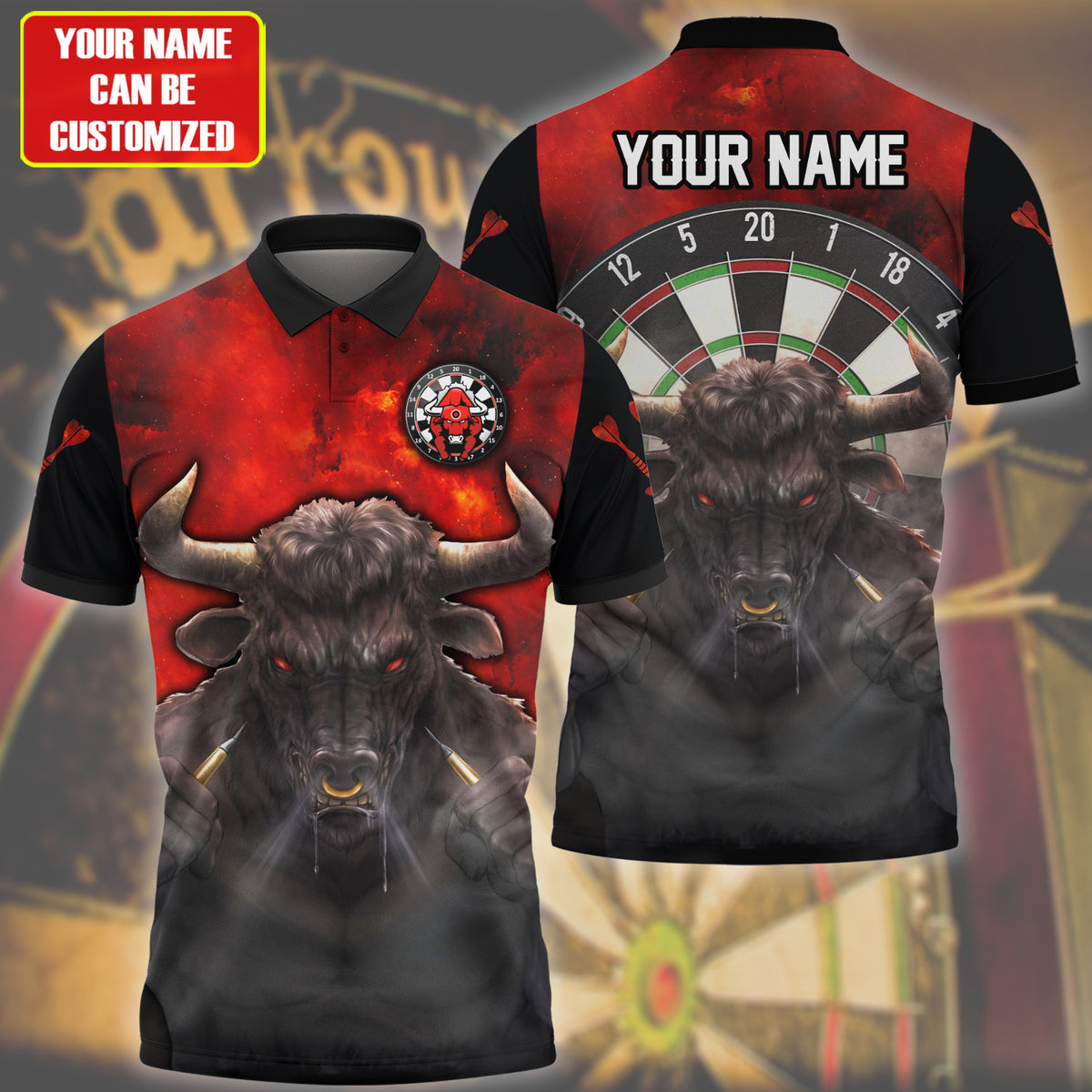 Personalized Name Darts All Over Printed Unisex Shirt - LP90 P280607