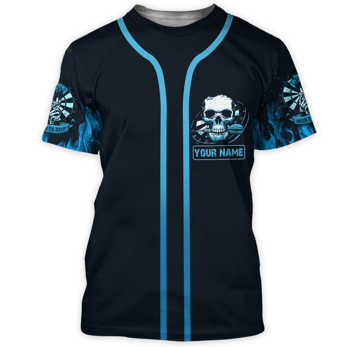 Personalized Name Darts Demon Skull 3D Shirt P280702