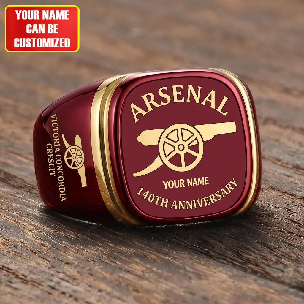 Arsenal Victoria 140 Years Anniversary Design Ring