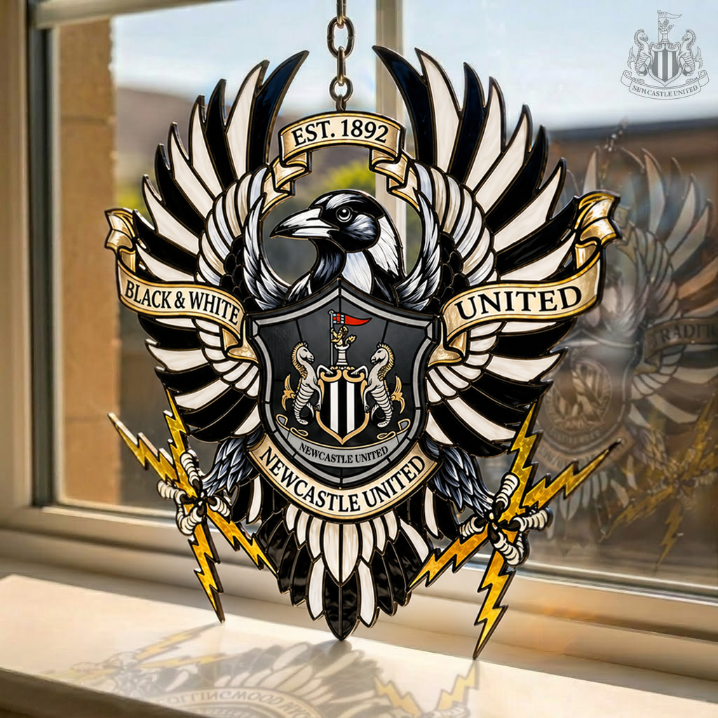 Newcastle FC Suncatcher Home Decor Home 3D Visual Effect