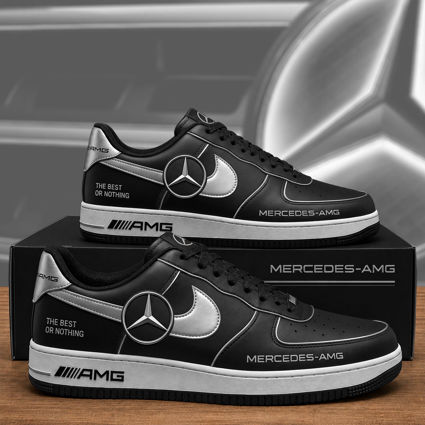 Merc-benz AMG AJ1 Custom Sneaker