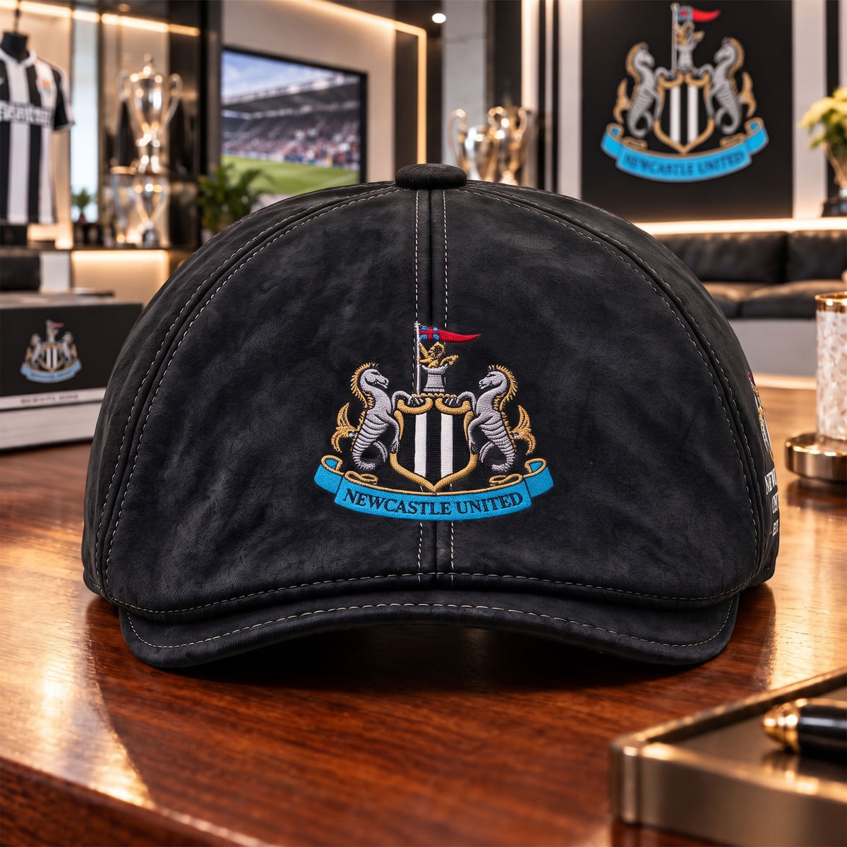 Newcastle FC The Alfred Ivy Cap , Flat Cap