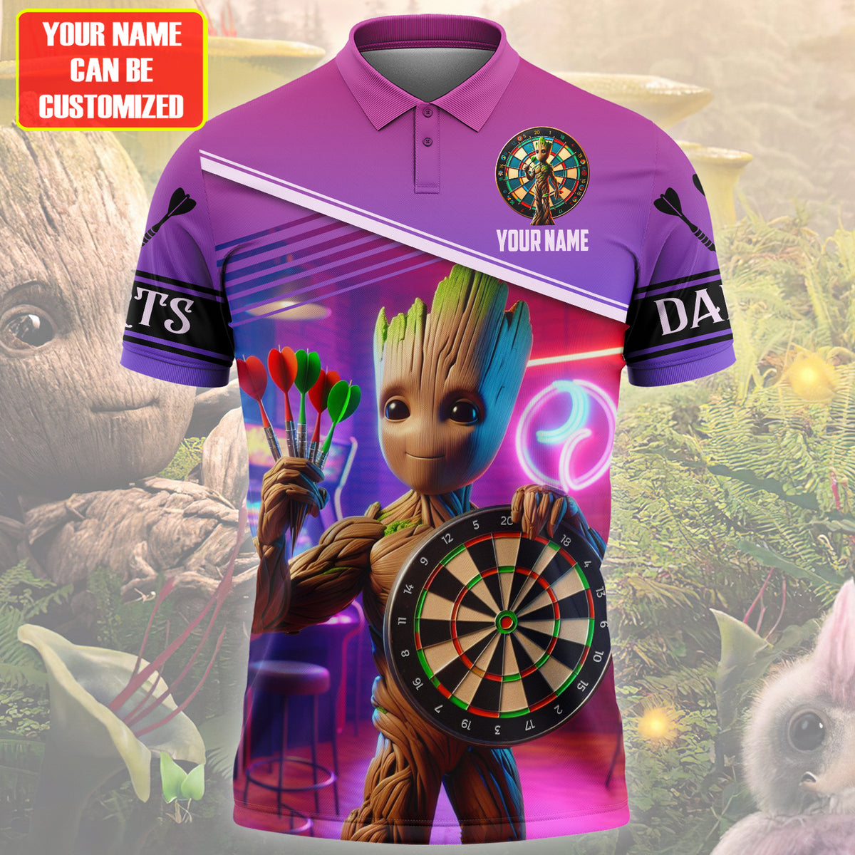 Personalized Name Baby Gr Darts All Over Printed Unisex Shirt Q010401